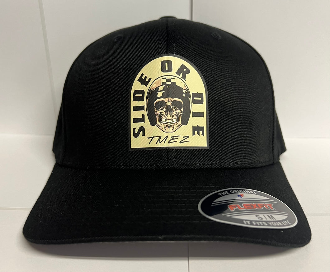 Hat - “Slide or Die Skull” Fitted L/XL