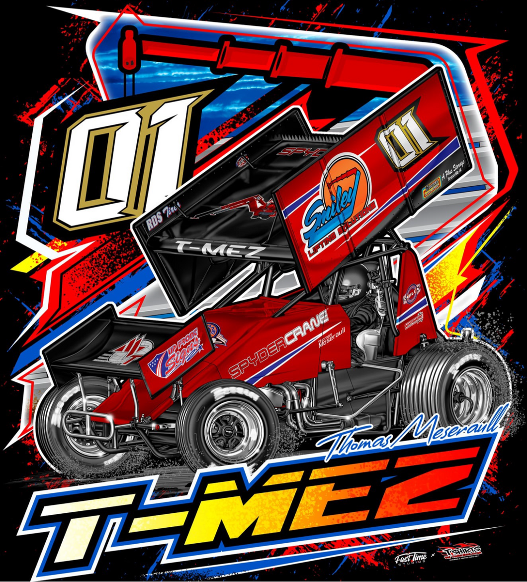 Wing Car - 01 TSHIRT - (BLACK)